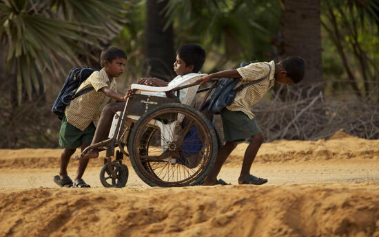 Camino a la escuela