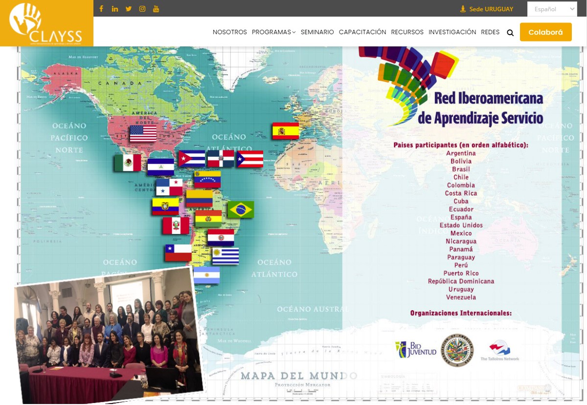 RED IBEROAMERICANA DE APRENDIZAJESERVICIO, COMPARTIR PARA CRECER RedApS