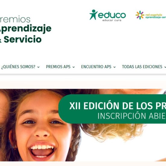 Abierta la convocatoria de los Premios Aprendizaje-Servicio 2026